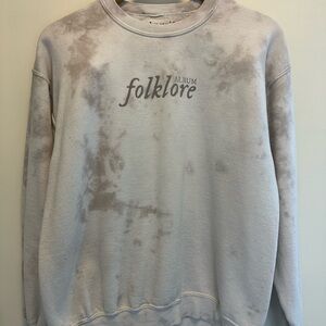 Taylor Swift official Folklore pullover sweatshirt